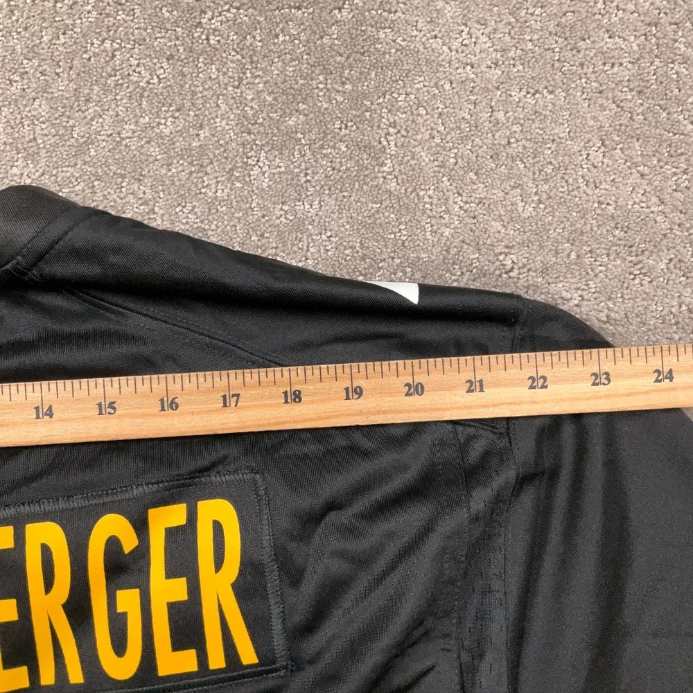Nike Pittsburgh Steelers Jersey Mens XXL Black Ben Roethlisberger 7 NFL Game Day